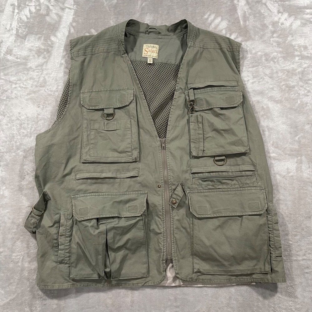 Cabelas Vest Mens 4XL Green Sarafi Hunting Utility Outdoor Gorpcore